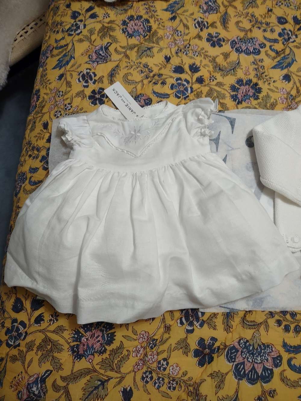 Janie & Jack Girls Ensemble 0-3 Months NWT